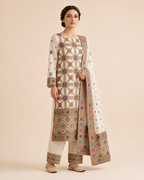 Banarsi Viscose Silk Chiffon Shalwar Kameez product image 3