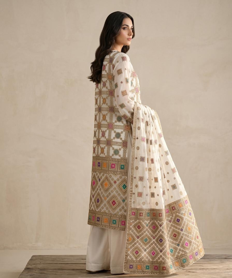 Banarsi Viskos Silk Shafon (Shalwar Kameez)