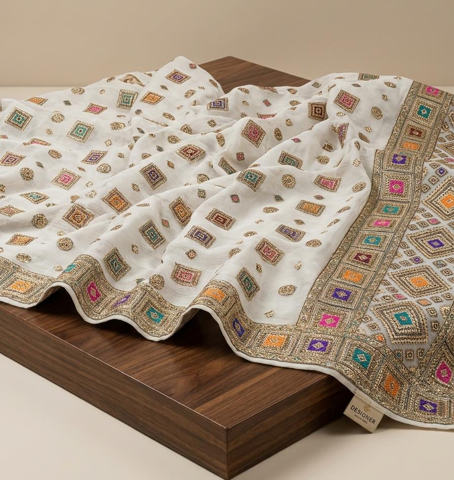 Banarsi Viskos Silk Shafon (Shalwar Kameez)