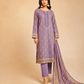 Olive Green Floral Printed Lawn 3-Piece - view 3