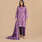 Dusty Lilac Floral Printed Lawn 3-Piece - view 2