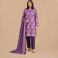 Dusty Lilac Floral Printed Lawn 3-Piece - view 1