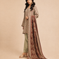 Maroon Plum Floral Printed Lawn 3-Piece - view 4